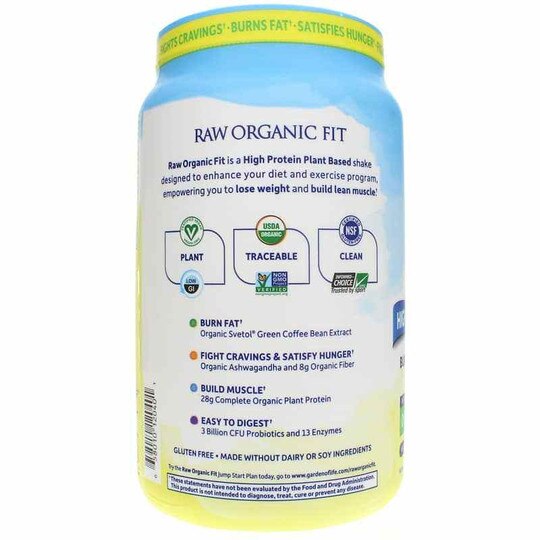 Raw Organic Fit High Protein for Weight Loss, GOL